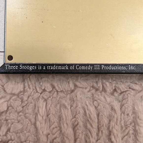 THE THREE STOOGES 75TH ANNIVERSARY METAL SIGN - Picture 14 of 16